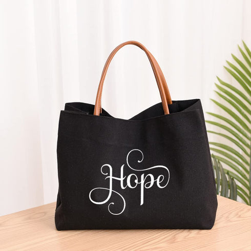 Kifasyo Beach Tote Bag Canvas Holiday Bag
