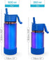 CHILLOUT LIFE 17 oz Insulated Water Bottle with Straw Lid for Kids and Adult + 20 Funny Waterproof Stickers - Perfect for Personalizing Your Kids Metal Water Bottle