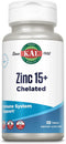 Kal 15 Mg Zinc Chelated Plus Tablets, 100 Count