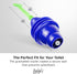 Luigi's Toilet Plunger: Powerful Toilet Unblocker to fit All Toilets, Clears and unblocks with a Powerful Bellows Action (2020 Heavy Duty Version)