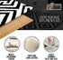 Gorilla Grip Extra Strong Rug Pad Gripper, 5x7 FT, Grips Keep Area Rugs in Place, Thick, Slip and Skid Resistant Pads for Hard Floors, Under Carpet Mat Cushion and Hardwood Floor Protection