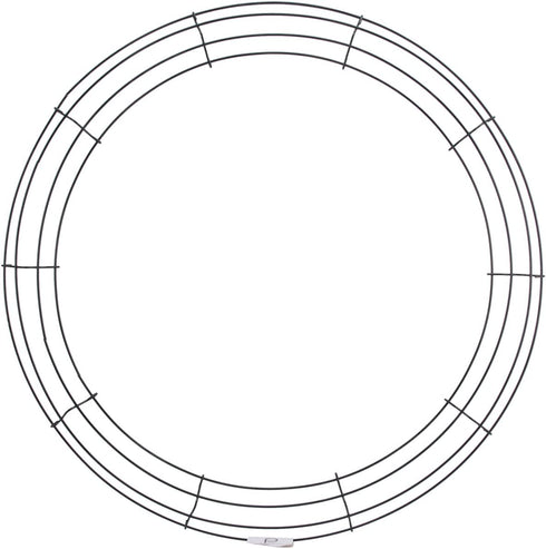 Panacea 36008 Wire Wreath Frame, Black