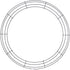 Panacea 36008 Wire Wreath Frame, Black