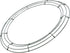 Panacea 36008 Wire Wreath Frame, Black