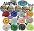 Crazy Aaron's Putty Mini Tins Treasure Surprise Peel to Reveal (Collect All 12 Colors) Gift Set Party Bundle - 4 Pack (.47oz Each) *Items are Assorted and May Contain Duplicates
