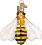 Old World Christmas Honey Bee Glass Blown Ornament