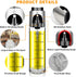 BEYAHELA Oil Spritzer Bottle for Air Fryer 2 Pack with Holder, Oil Mister for Air Fryer, Food Grade Glass Olive Oil Spray Bottle for BBQ Salad Baking Roasting or Grilling Frying BPA Free