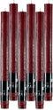 SPAAS Rustic Wine Red Candlesticks - 10" Tall Red Candles, Set of 6 Rustic Candles - Unscented Long Burning Decorative Candles for Christmas Home Decoration, Table Candles, Party, Wedding, and Holiday