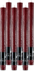 SPAAS Rustic Wine Red Candlesticks - 10" Tall Red Candles, Set of 6 Rustic Candles - Unscented Long Burning Decorative Candles for Christmas Home Decoration, Table Candles, Party, Wedding, and Holiday