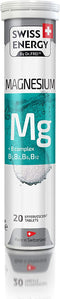 Swiss Energy by Dr. Frei Magnesium + B Complex, 20 Effervescent Tablets