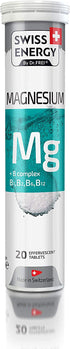 Swiss Energy by Dr. Frei Magnesium + B Complex, 20 Effervescent Tablets