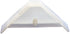 Berta (40 Pieces) 90 Degree Cabinet Triangle Bracket, Plastic White Corner Support Braces