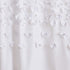 Lush Decor Lucia 72" x 72" Shower Curtain, White