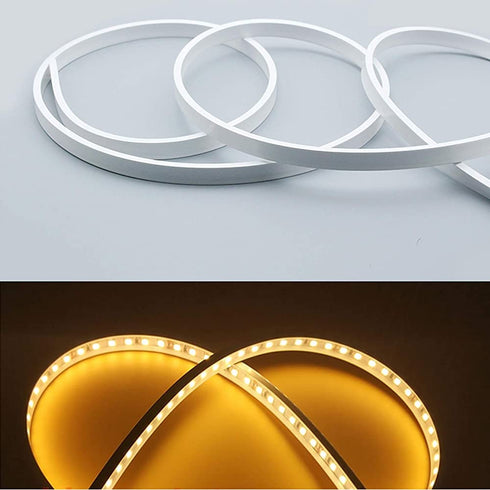Silicone LED Channel System, LED Aluminum Profile New Substitutes, Soft Bending LED Profile, 5m 13x5mm, Waterproof IP67, Suit for 10mm Flexible LED Light Strip, for Indoor Outdoor Lighting