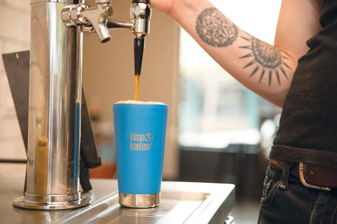 Klean Kanteen Double Wall Vacuum Insulated Stainless Steel Tumbler Cup with Tumbler Lid