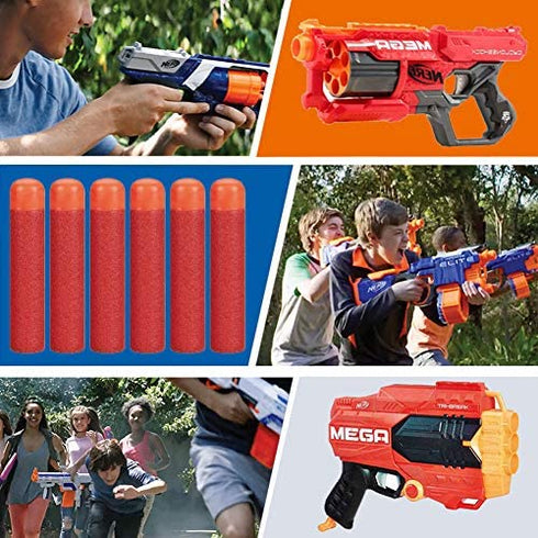 Mega Dart Refill Pack 120 Pcs 9.5cm Red Premium Refill Bullets for N-Strike Mega Series Blasters