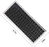 Microwave Recirculating Charcoal Filter WB02X10956 JX81H Charcoal Filter Replacement by AMI PARTS - Replaces AH951943 EA951943 JX81H(4pcs)