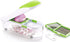 Family Home Professional Grade Onion, Vegetable, Fruit and Cheese Chopper, Dicer & Slicer