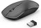 J JOYACCESS Wireless Mouse for Laptop, 2.4G Ultra Thin Silent Mouse with USB Receiver, 2400 DPI Portable Mobile Optical Cordless Mouse for Laptop, Computer, MacBook,Window, Chromebook, PC-Black