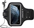 iPhone 14 Pro Max, 13 Pro Max, 14 Plus Armband, JEMACHE Water Resistant Gym Running Workouts Arm Band Case for iPhone 14 Plus, 14/13/12/11 Pro Max, Xs Max (Black)