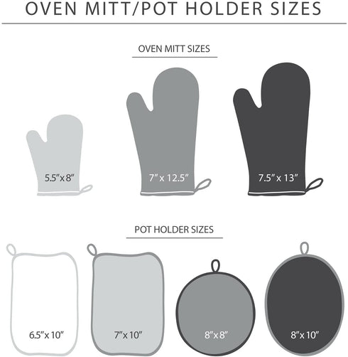 KitchenAid Ribbed Soft Silicone Oven Mitt Set, Orange Sorbet 2 Count