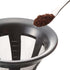 Hario "Cafeor" Stainless Steel Mesh Coffee Dripper, Size 02, Black