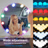 SICCOO Vanity Mirror Light, RGB Colorful DIY Hollywood Style LED Makeup Mirror Lights with 10 Dimmable Light Bulbs,USB Cable, RGB (Mirror Not Include)