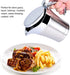 FOXDISK 304 Stainless Steel Double Insulated Gravy Boat 16 oz with Hinged Lid,Sauce Jug and Steak Sauce Pot Double Walled Insulated Thermal (16 oz/450ml)