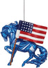 Enesco Trail of Painted Ponies Wild Blue Remembering 9/11 Hanging Ornament, 2.6 Inch, Multicolor