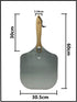 Taasi Metal Pizza Peel-14x12 Inch Pizza Shovel With Foldable Handle - Pizza Cutter With Protective Cover- Easy Baking & Slicing Homemade Pizza Bread