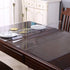 Square Tablecloth Protector 24 x 24 Inch Clear Desk Cover Protector 1.5 mm Thick Plastic Table Pad Mat Wooden Table Protector Desk Protector for End Table Night Stand Tea Table Kids and Student Desk