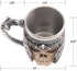 EightHD Stainless Steel Skull Mug 3D Design Cup