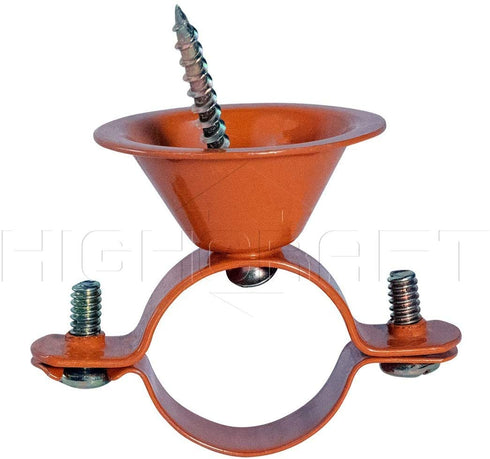 HIGHCRAFT ICF-DQ34-10 Bell Hanger Copper Coated Steel for 3/4'' Pipe (10PK), 10 Pack
