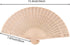 30pcs Sandalwood Foldable Hand Fans, Wedding Fans for Guests Bulk, Handheld Wooden Fans for Women, Hand Held Fans for Wedding, DIY Decorative Folding Fans for Party Decoration Baby Bridal Shower Gifts