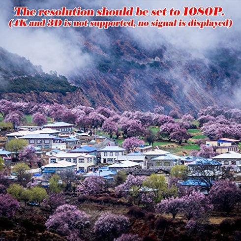 RuiPuo Component to HDMI Converter YPbPr to HDMI Adapter Supports 1080P/720P Compatible DVD, Blu-ray Player, PS2, PS3, Xbox to New HD TV/Monitor or Projector