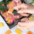 4 Pcs Break Apart Candy Molds Silicone Shapes Mini Chocolate Bar Silicone Molds Set, Small Molds for Wax Melts (A+B)