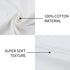 L LOVSOUL 100% Cotton Pillowcase 2 Pack White Queen Size 20x28Inches,Luxury Soft Breathable and Machine Wash Pillow Covers with Envelope Closure(Pillows are not Included)