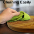9" Acacia Wood Lazy Susan Organizer Kitchen Turntable for Cabinet Pantry Table Organization