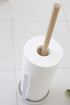 Yamazaki Home Toilet Paper Stocker, Holds 3 Toilet Paper Rolls, No Assembly Req, White, One Size