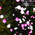 Quntis Christmas Firecracker Fairy String Lights, 13FT 400 LEDs Outdoor Indoor Valentines Cluster Twinkle Lights - Linkable Xmas Decor Lights 8 Modes for Wedding Party Window Yard Tree, Pink White