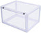 K.T.Z Shoe Boxes,Clear Plastic Shoe Box Magnetic Side Open Stackable Shoe Box ( D Style Transparent, 1 PCS)