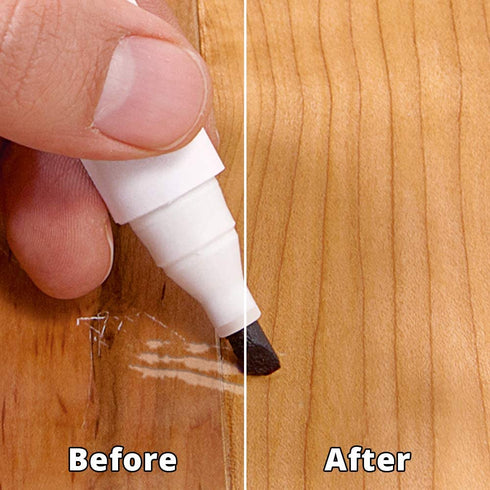 Rejuvenate Exact Match Wood Furniture and Wood Floor Repair Markers Maple Oak Cherry Walnut Mahogany and Espresso and White Gray Colors
