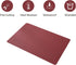 GabrielModu Placemats,Washable Table Mats for Dining Table,Waterproof Durable Reusable Non-Slip Heat-Resistant Stain- Resistant PVC Mats Kitchen,Easy Clean Wipeable Place Mat Set of 4, Wine Red