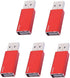 Data Blocker USB - USB Blocker?100% Guaranteed Prevent Hacker Attack.Any Other USB Device Charging,USB-Data Blocker.Data Blockers for Apple Products (5 Red)
