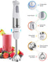 Immersion Stick Hand Blender with Stainless Steel Blades, Powerful Electric Ice Crushing 6-Speed Control Handheld Food Mixer, Purees, Smoothies, Shakes, Sauces & Soups