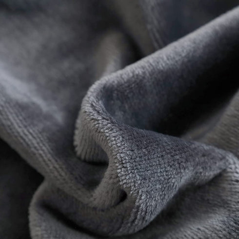 SOCHOW Flannel Fleece Blanket Luxury Twin XL Size, All Season 300GSM Super Soft Cozy Blanket for Bed or Couch, Grey