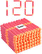 Mega Dart Refill Pack 120 Pcs 9.5cm Red Premium Refill Bullets for N-Strike Mega Series Blasters