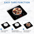 SMARTRO Food Scale, High Accurate Digital Kitchen Scale Weight Grams and Ounces for Cooking Baking, 1g/0.01oz Precise Graduation, Sleek Tempered Glass, Large Platform
