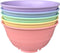 30 Oz Bamboo Fiber Plastic Deep Bowls for Cereal, Soup, Rice, Salad, Snack / Pop Corn, Dessert & Noodle (Set of 5)-Dishwasher & Microwave Safe-Unbreakable Reusable Lightweight Eco Friendly & BPA Free