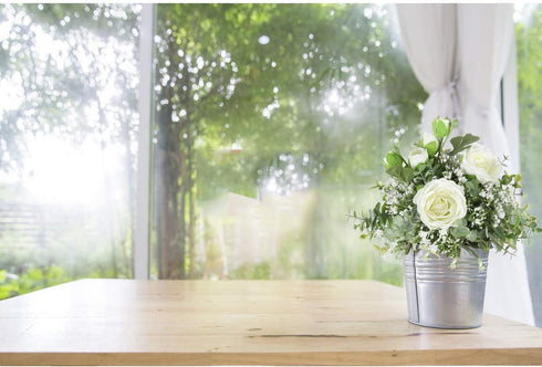 2 Pack Fake Plants Eucalyptus Leaves Pink Babys Breath/Gypsophila Artificial Flower Arrangements Ins Style Bouquet Wedding Home Decoration